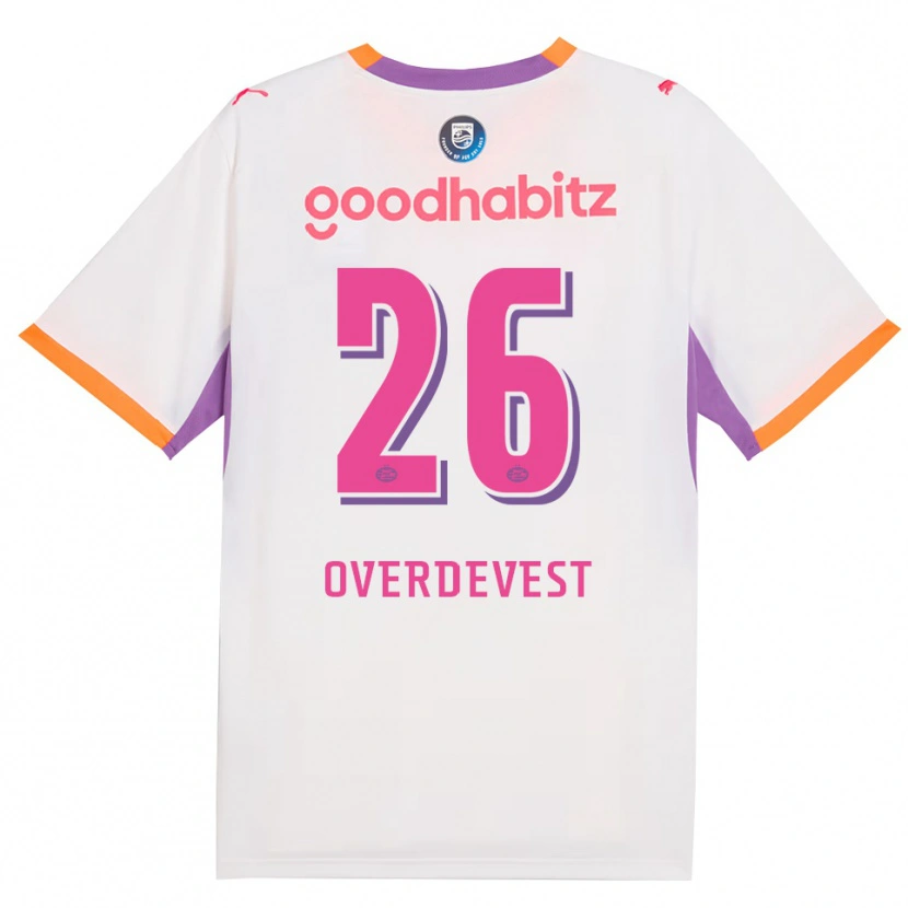 Danxen Kinder Marco Overdevest #26 Weiß Violett Orange Auswärtstrikot Trikot 2026/27 T-Shirt Schweiz