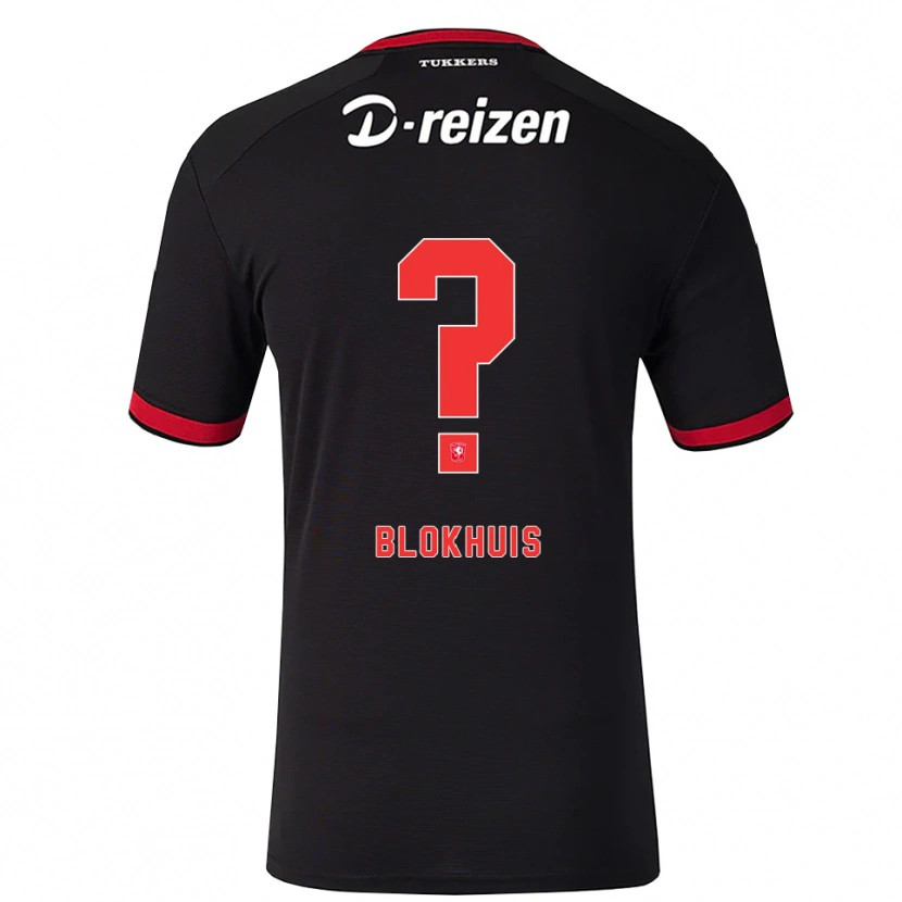 Danxen Kinder Sil Blokhuis #0 Rot Weiß Schwarz Auswärtstrikot Trikot 2026/27 T-Shirt Schweiz