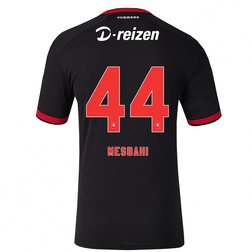 Danxen Kinder Juliën Mesbahi #44 Rot Weiß Schwarz Auswärtstrikot Trikot 2026/27 T-Shirt Schweiz