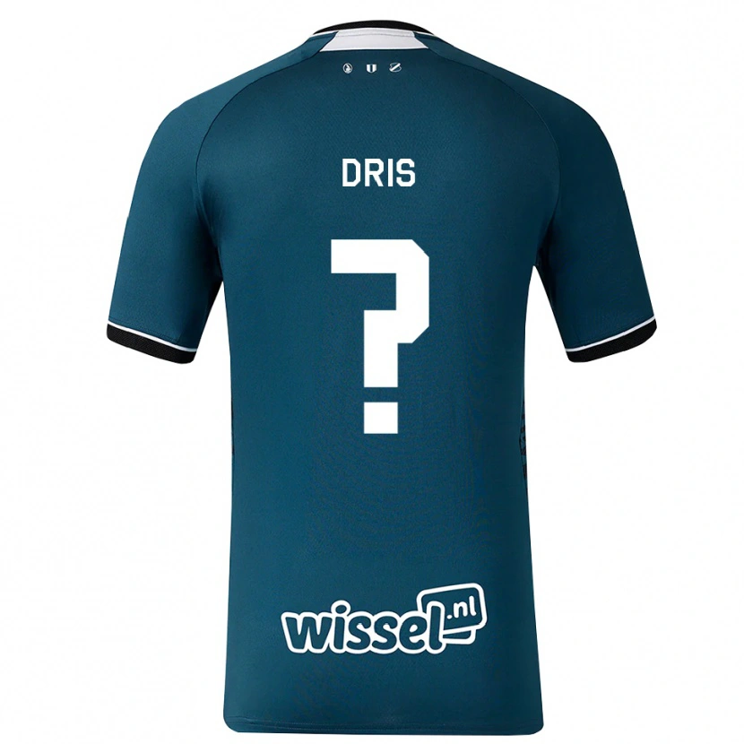 Danxen Kinder Sofiane Dris #0 Dunkelschiefergrau Weiß Auswärtstrikot Trikot 2026/27 T-Shirt Schweiz