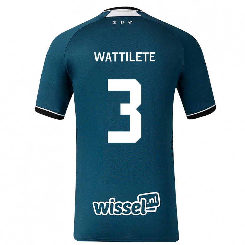 Danxen Kinder Julia Wattilete #3 Dunkelschiefergrau Weiß Auswärtstrikot Trikot 2026/27 T-Shirt Schweiz
