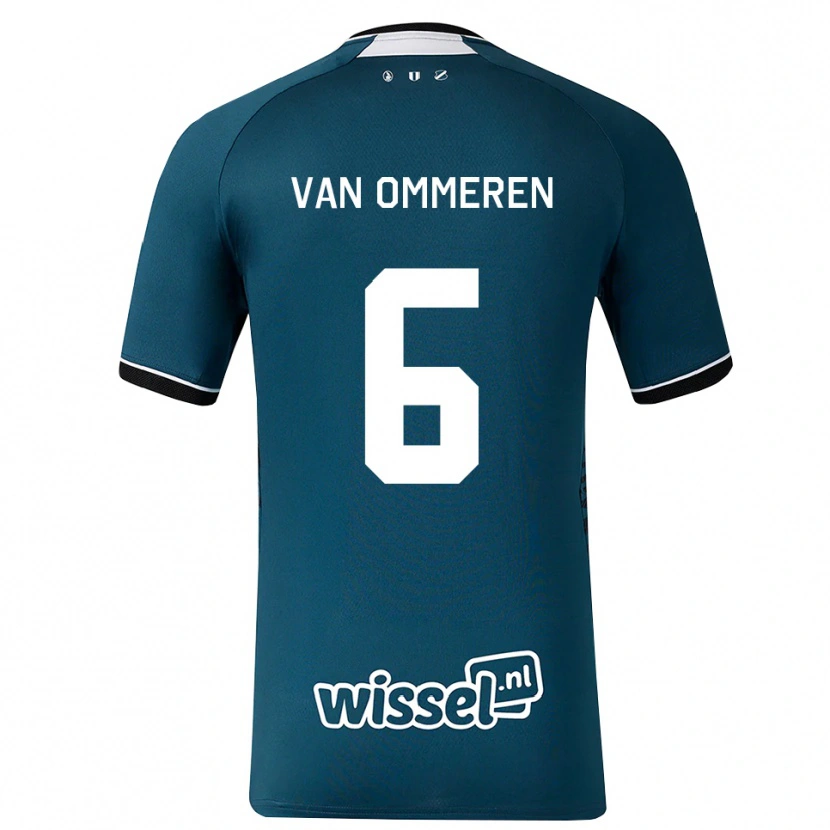 Danxen Kinder Jaygo Van Ommeren #6 Dunkelschiefergrau Weiß Auswärtstrikot Trikot 2026/27 T-Shirt Schweiz