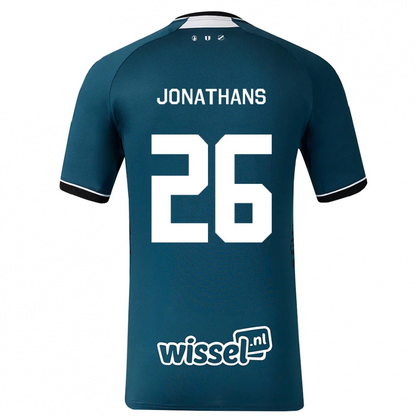 Danxen Kinder Miliano Jonathans #26 Dunkelschiefergrau Weiß Auswärtstrikot Trikot 2026/27 T-Shirt Schweiz