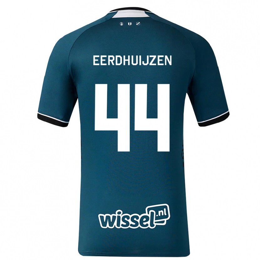 Danxen Kinder Mike Eerdhuijzen #44 Dunkelschiefergrau Weiß Auswärtstrikot Trikot 2026/27 T-Shirt Schweiz