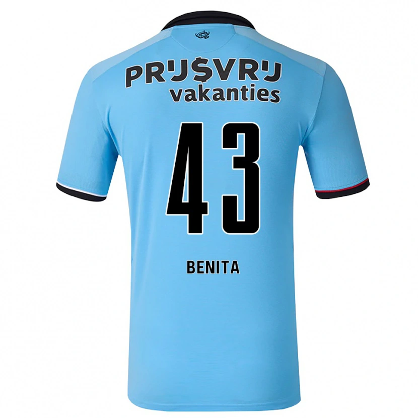 Danxen Kinder Mimeirhel Benita #43 Tiefhimmelblau Schwarz Rot Auswärtstrikot Trikot 2026/27 T-Shirt Schweiz