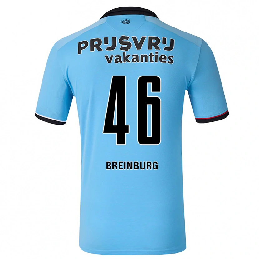 Danxen Kinder Rainey Breinburg #46 Tiefhimmelblau Schwarz Rot Auswärtstrikot Trikot 2026/27 T-Shirt Schweiz