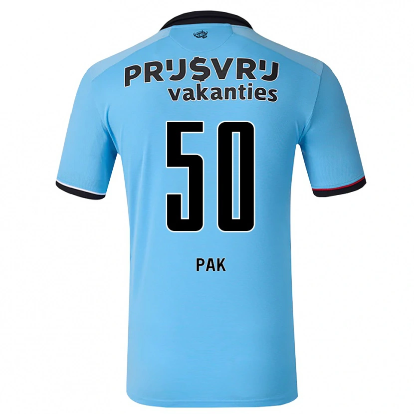 Danxen Kinder Sam Pak #50 Tiefhimmelblau Schwarz Rot Auswärtstrikot Trikot 2026/27 T-Shirt Schweiz
