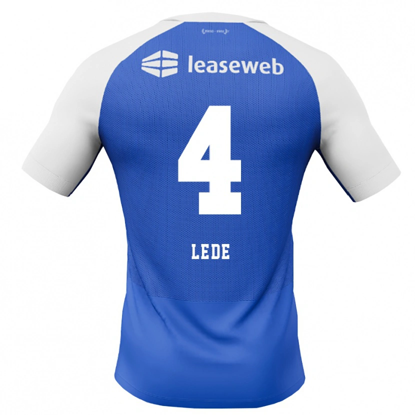 Danxen Kinder Quincy Lede #4 Himmelblau Rot Weiß Auswärtstrikot Trikot 2026/27 T-Shirt Schweiz