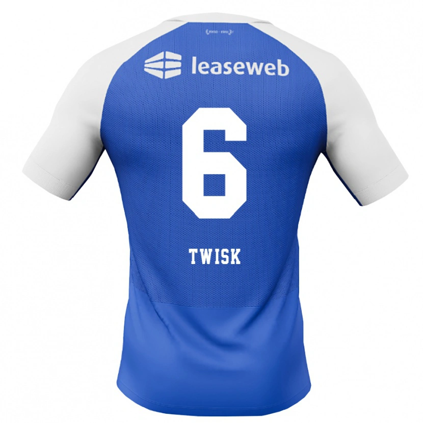 Danxen Kinder Nick Twisk #6 Himmelblau Rot Weiß Auswärtstrikot Trikot 2026/27 T-Shirt Schweiz