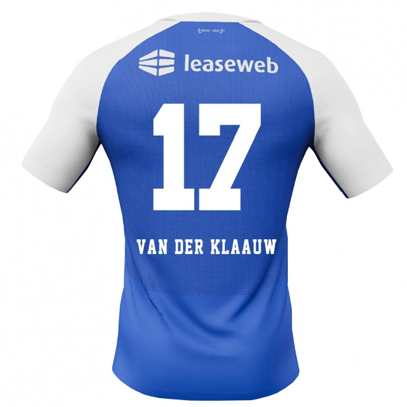 Danxen Kinder Deacon Van Der Klaauw #17 Himmelblau Rot Weiß Auswärtstrikot Trikot 2026/27 T-Shirt Schweiz