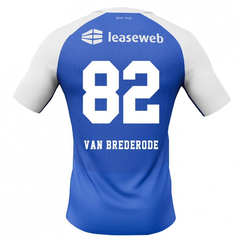 Danxen Kinder Myron Van Brederode #82 Himmelblau Rot Weiß Auswärtstrikot Trikot 2026/27 T-Shirt Schweiz
