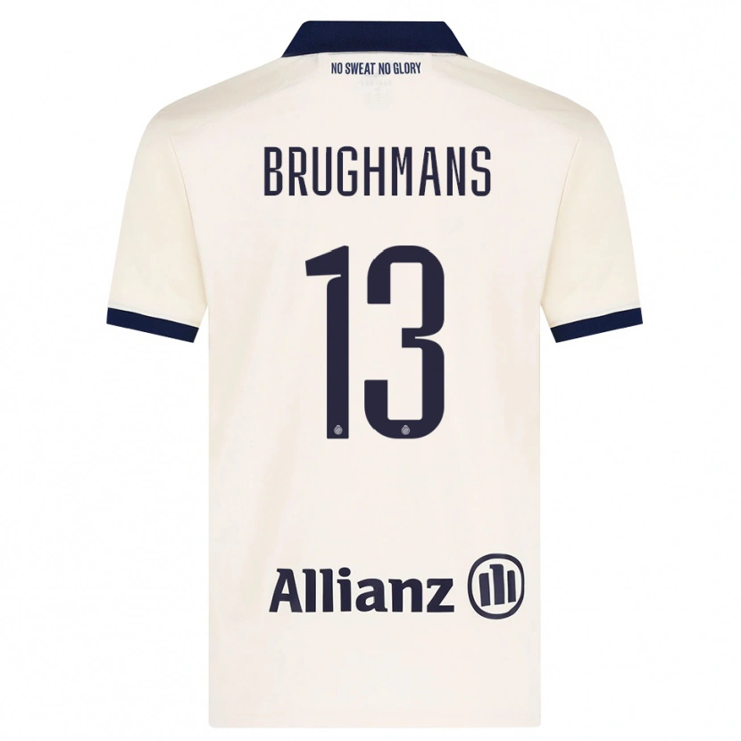Danxen Kinder Beau Brughmans #13 Beige Schwarz Auswärtstrikot Trikot 2026/27 T-Shirt Schweiz