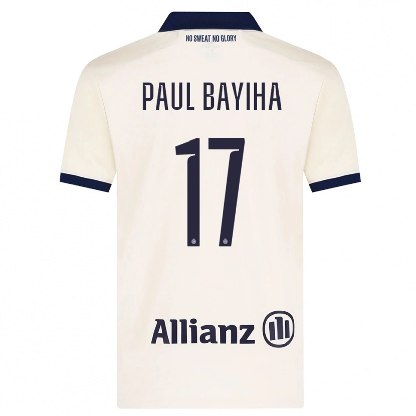 Danxen Kinder Jean-Paul Bayiha #17 Beige Schwarz Auswärtstrikot Trikot 2026/27 T-Shirt Schweiz
