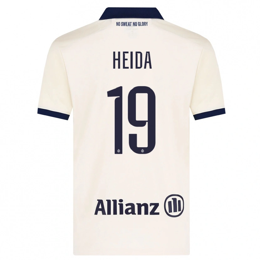 Danxen Kinder Jade Heida #19 Beige Schwarz Auswärtstrikot Trikot 2026/27 T-Shirt Schweiz