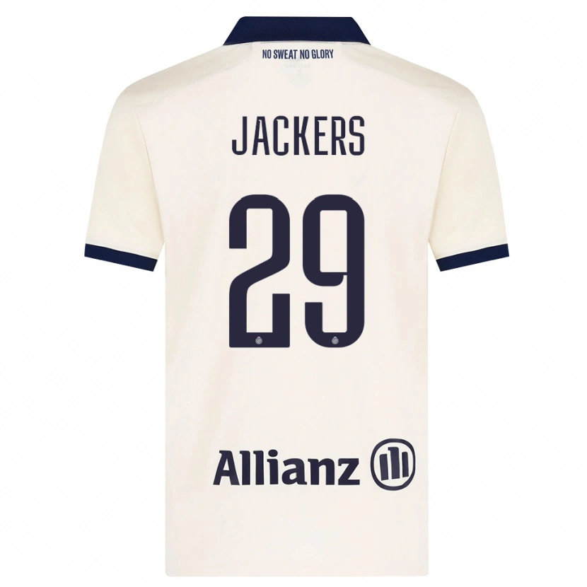 Danxen Kinder Nordin Jackers #29 Beige Schwarz Auswärtstrikot Trikot 2026/27 T-Shirt Schweiz