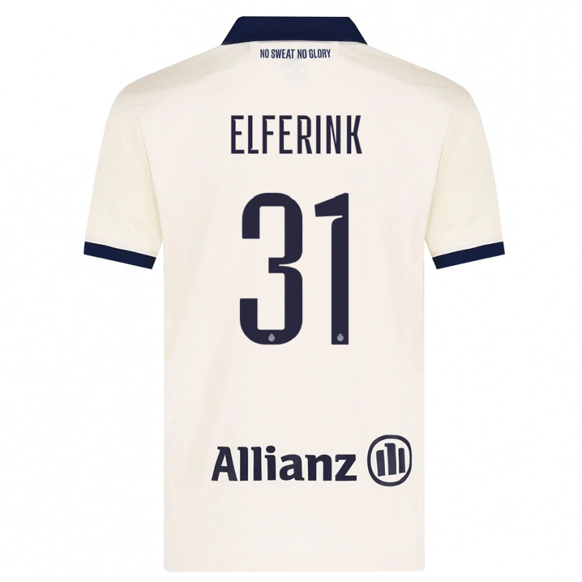 Danxen Kinder Marie Elferink #31 Beige Schwarz Auswärtstrikot Trikot 2026/27 T-Shirt Schweiz