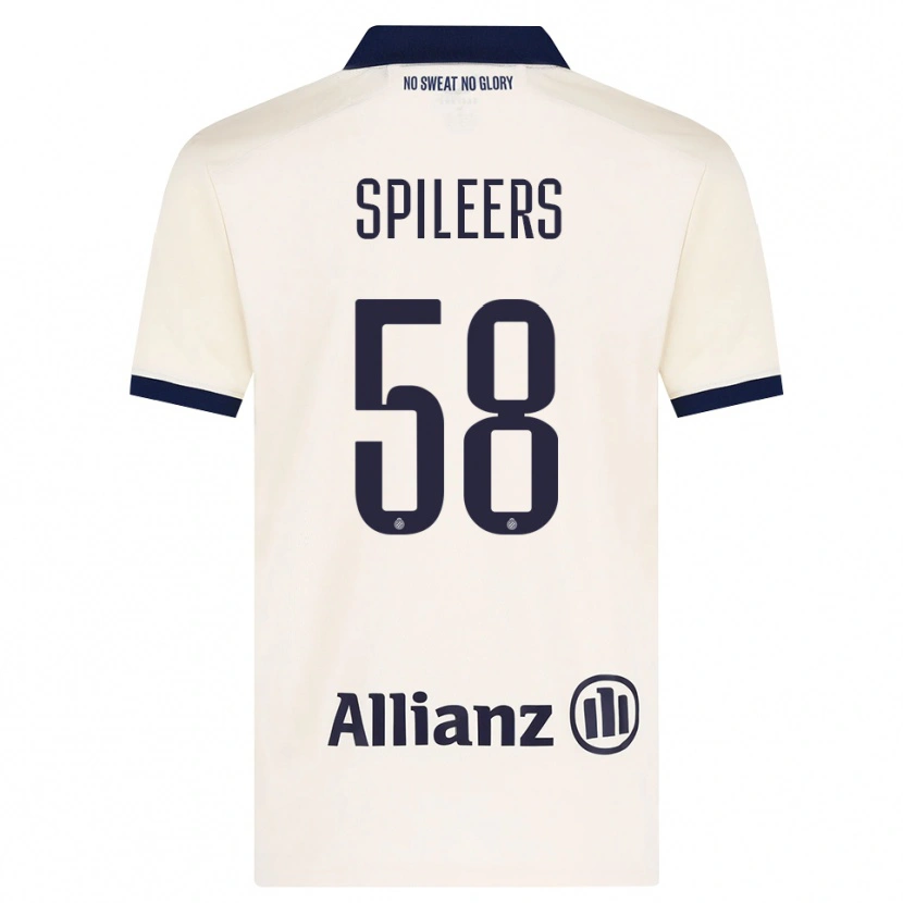 Danxen Kinder Jorne Spileers #58 Beige Schwarz Auswärtstrikot Trikot 2026/27 T-Shirt Schweiz