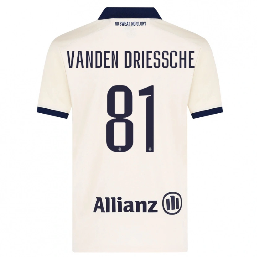 Danxen Kinder Argus Vanden Driessche #81 Beige Schwarz Auswärtstrikot Trikot 2026/27 T-Shirt Schweiz
