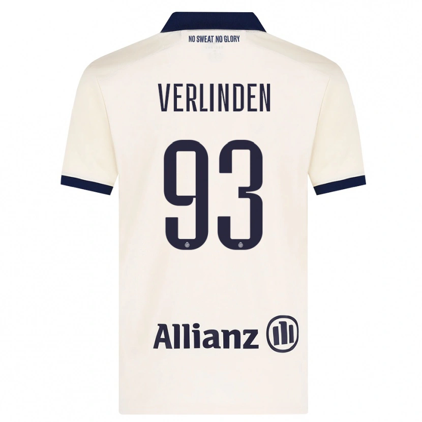 Danxen Kinder Wout Verlinden #93 Beige Schwarz Auswärtstrikot Trikot 2026/27 T-Shirt Schweiz