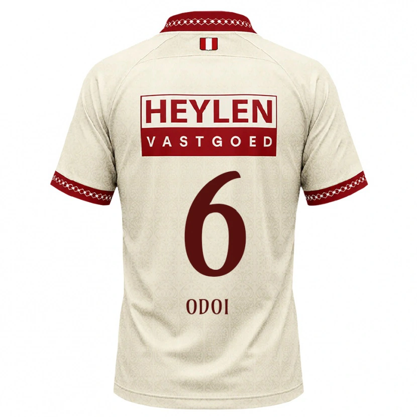 Danxen Kinder Denis Odoi #6 Beige Rot Auswärtstrikot Trikot 2026/27 T-Shirt Schweiz