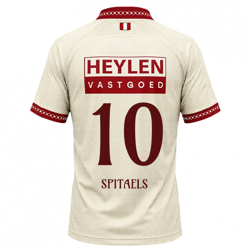 Danxen Kinder Nathan Spitaels #10 Beige Rot Auswärtstrikot Trikot 2026/27 T-Shirt Schweiz
