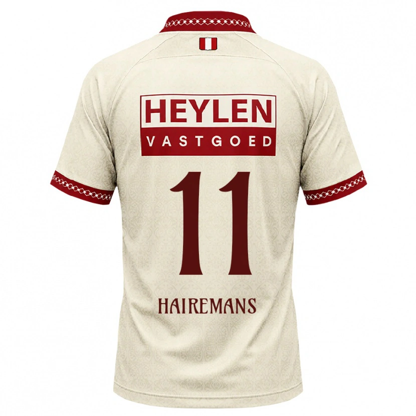 Danxen Kinder Geoffry Hairemans #11 Beige Rot Auswärtstrikot Trikot 2026/27 T-Shirt Schweiz
