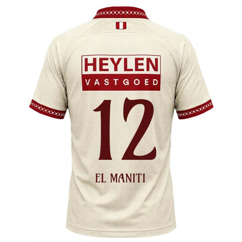 Danxen Kinder Naoufal El Maniti #12 Beige Rot Auswärtstrikot Trikot 2026/27 T-Shirt Schweiz