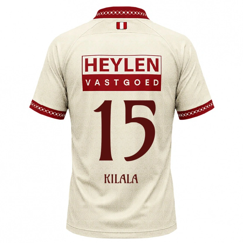 Danxen Kinder Baptiste Kilala #15 Beige Rot Auswärtstrikot Trikot 2026/27 T-Shirt Schweiz