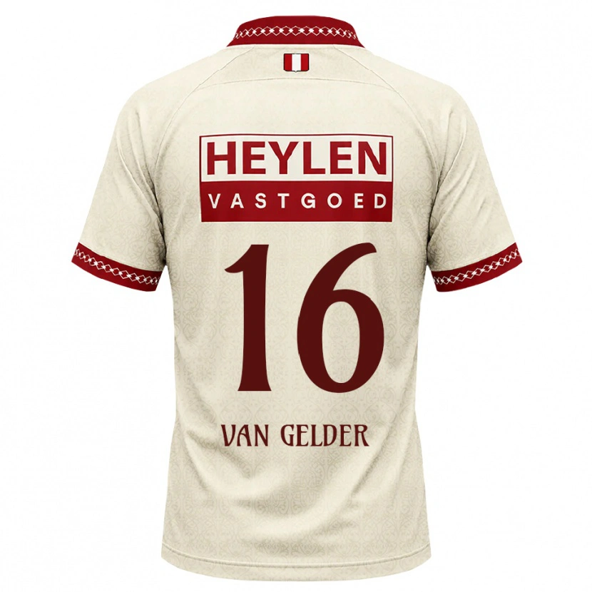 Danxen Kinder Louie Van Gelder #16 Beige Rot Auswärtstrikot Trikot 2026/27 T-Shirt Schweiz