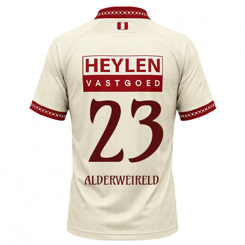 Danxen Kinder Toby Alderweireld #23 Beige Rot Auswärtstrikot Trikot 2026/27 T-Shirt Schweiz