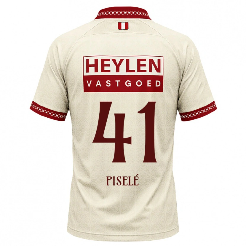 Danxen Kinder Lowie Piselé #41 Beige Rot Auswärtstrikot Trikot 2026/27 T-Shirt Schweiz