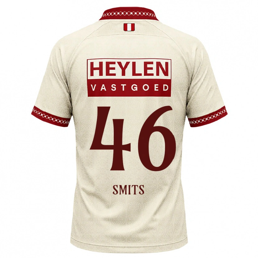 Danxen Kinder Milan Smits #46 Beige Rot Auswärtstrikot Trikot 2026/27 T-Shirt Schweiz