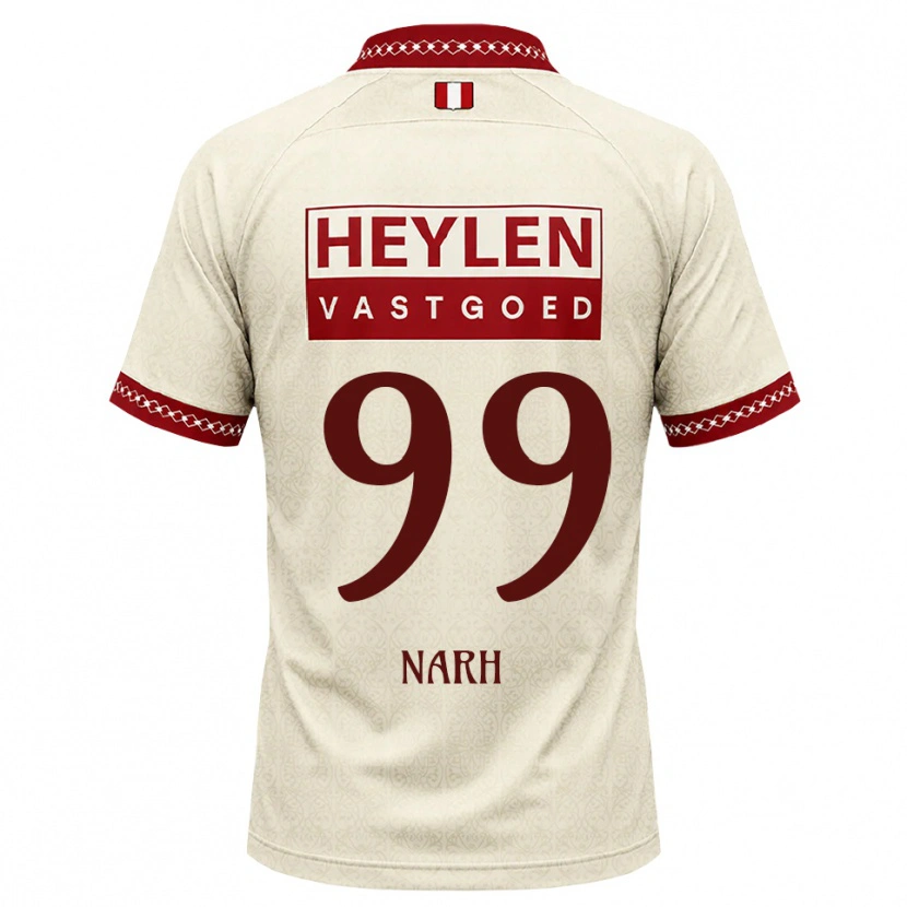 Danxen Kinder Luis Narh #99 Beige Rot Auswärtstrikot Trikot 2026/27 T-Shirt Schweiz