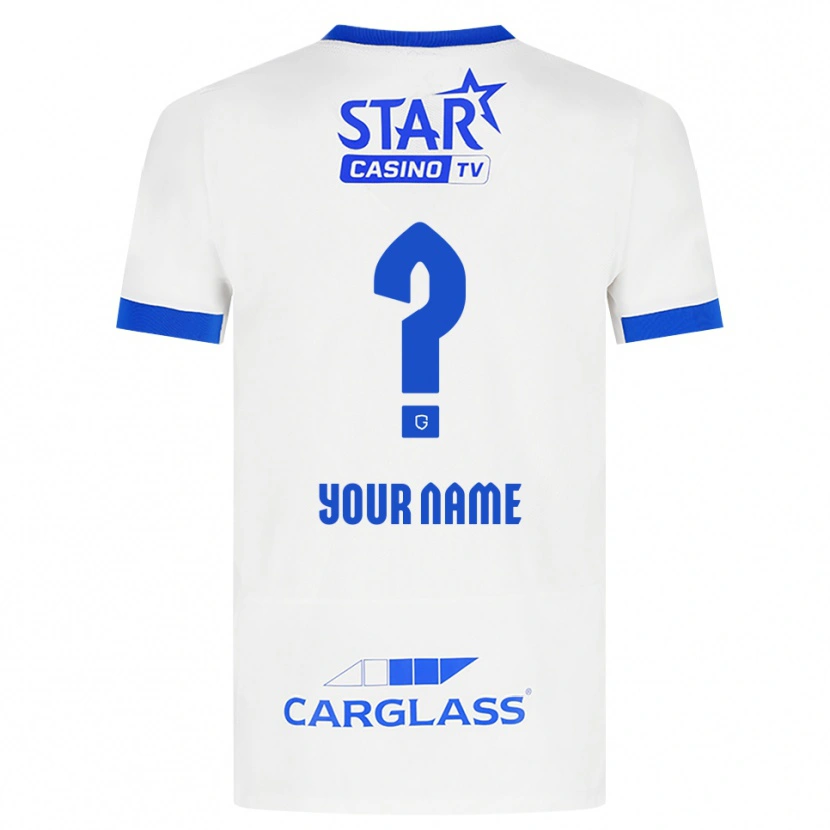 Danxen Kinder Ihren Namen #0 Weiß Blau Auswärtstrikot Trikot 2026/27 T-Shirt Schweiz