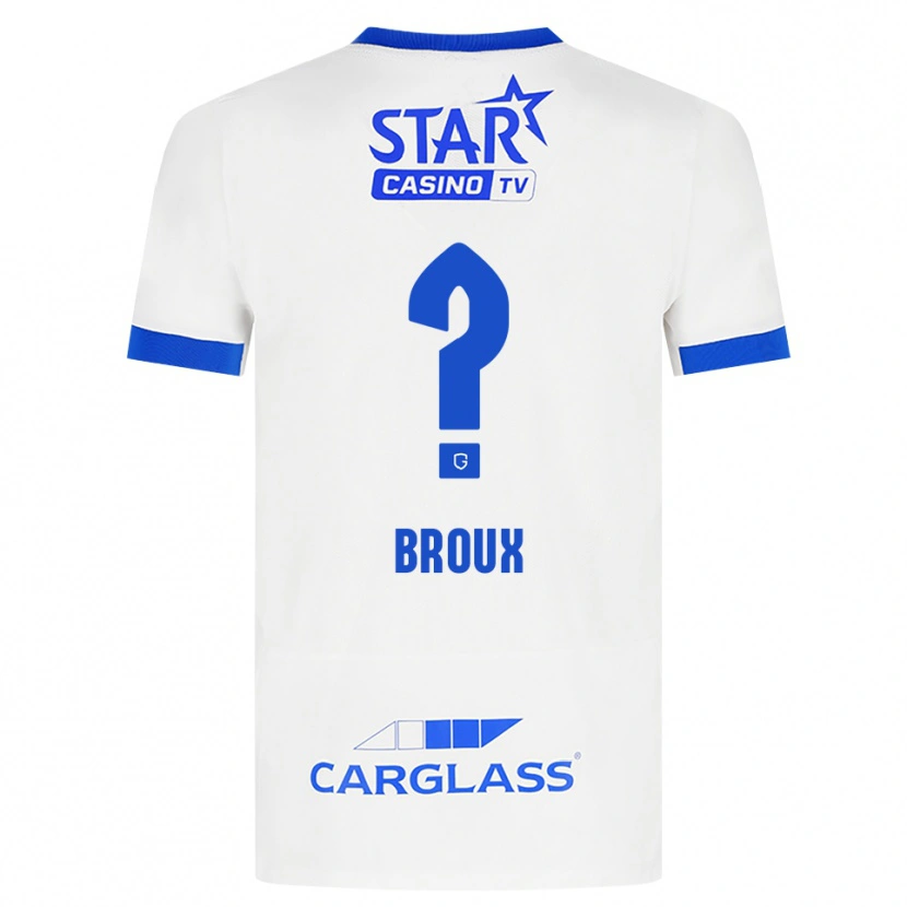 Danxen Kinder Maxim Broux #0 Weiß Blau Auswärtstrikot Trikot 2026/27 T-Shirt Schweiz