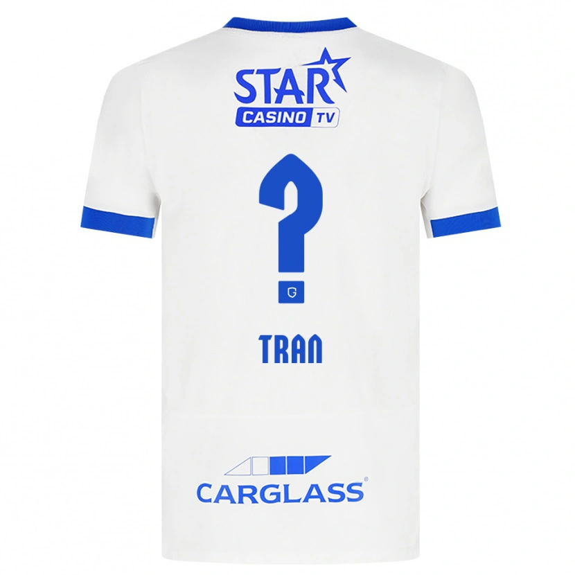 Danxen Kinder Lenn-Minh Tran #0 Weiß Blau Auswärtstrikot Trikot 2026/27 T-Shirt Schweiz