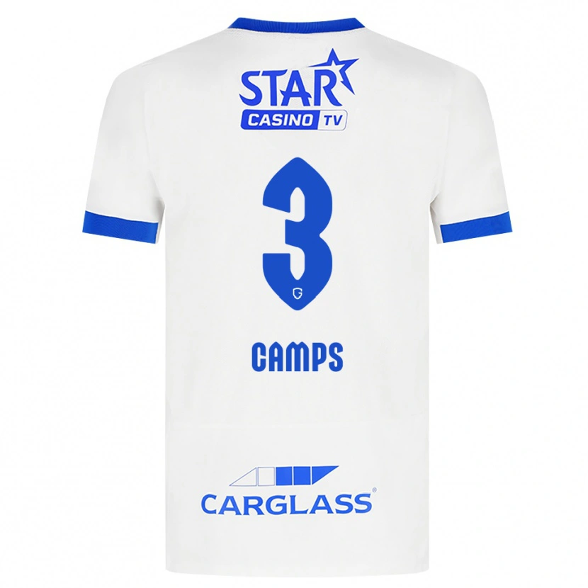 Danxen Kinder Romy Camps #3 Weiß Blau Auswärtstrikot Trikot 2026/27 T-Shirt Schweiz