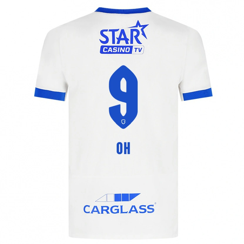 Danxen Kinder Hyeon-Gyu Oh #9 Weiß Blau Auswärtstrikot Trikot 2026/27 T-Shirt Schweiz