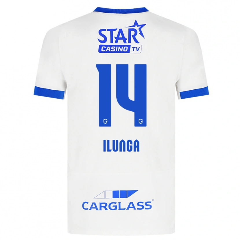 Danxen Kinder Riccardo Ilunga #14 Weiß Blau Auswärtstrikot Trikot 2026/27 T-Shirt Schweiz