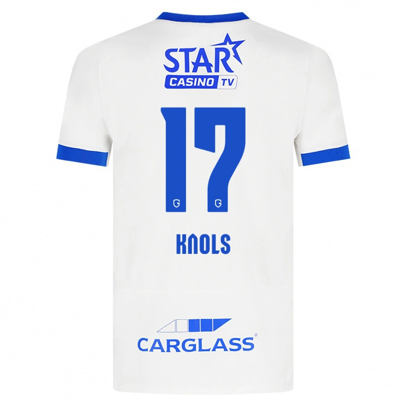 Danxen Kinder Myrthe Knols #17 Weiß Blau Auswärtstrikot Trikot 2026/27 T-Shirt Schweiz