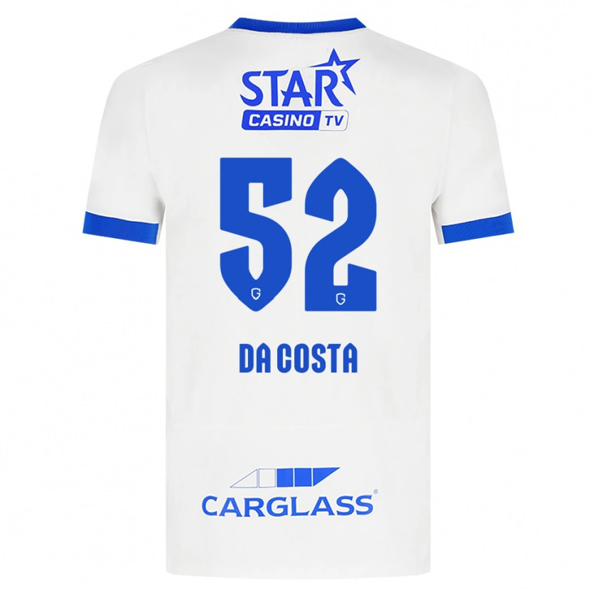 Danxen Kinder Wilson Da Costa #52 Weiß Blau Auswärtstrikot Trikot 2026/27 T-Shirt Schweiz