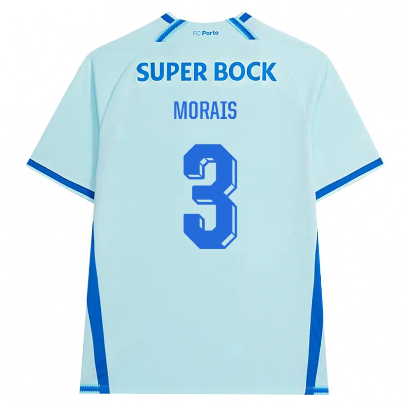 Danxen Kinder Rodrigo Morais #3 Hellcyan Blau Ausweichtrikot Trikot 2026/27 T-Shirt Schweiz
