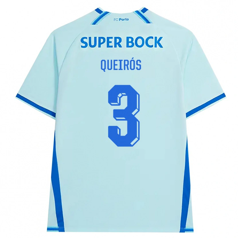 Danxen Kinder Mariana Queirós #3 Hellcyan Blau Ausweichtrikot Trikot 2026/27 T-Shirt Schweiz