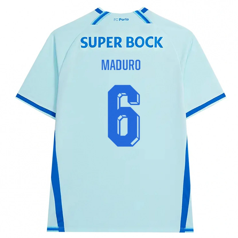 Danxen Kinder Henrique Maduro #6 Hellcyan Blau Ausweichtrikot Trikot 2026/27 T-Shirt Schweiz