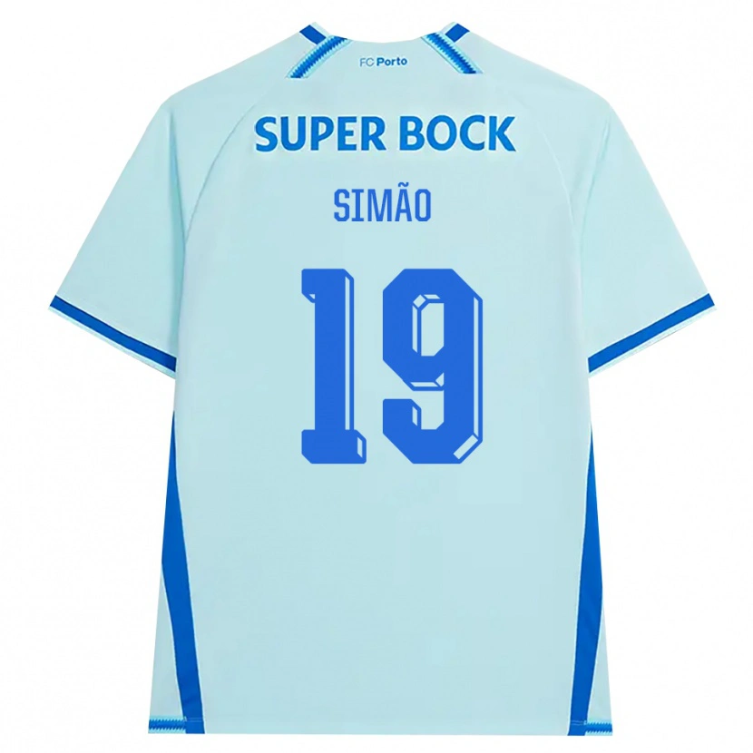 Danxen Kinder Martim Simão #19 Hellcyan Blau Ausweichtrikot Trikot 2026/27 T-Shirt Schweiz