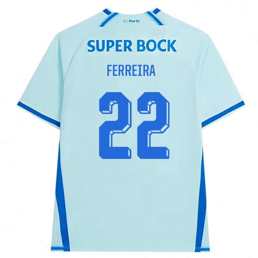 Danxen Kinder Joana Ferreira #22 Hellcyan Blau Ausweichtrikot Trikot 2026/27 T-Shirt Schweiz