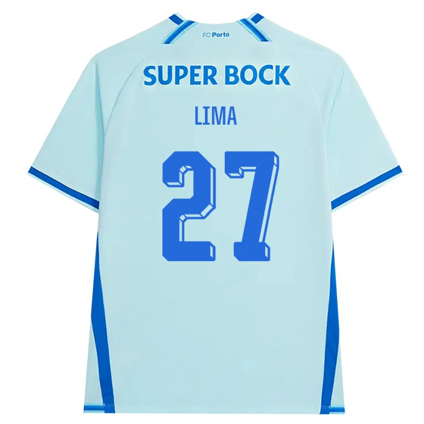 Danxen Kinder Cláudia Lima #27 Hellcyan Blau Ausweichtrikot Trikot 2026/27 T-Shirt Schweiz