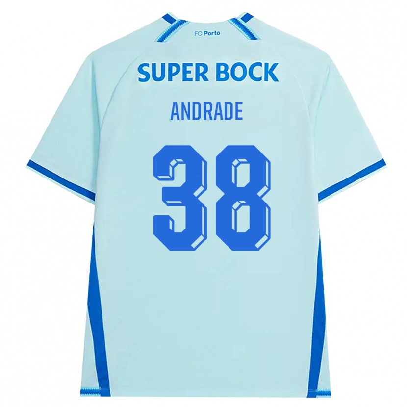 Danxen Kinder Fernando Andrade #38 Hellcyan Blau Ausweichtrikot Trikot 2026/27 T-Shirt Schweiz