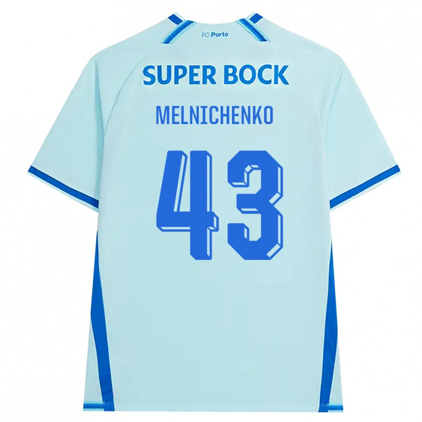 Danxen Kinder Trofim Melnichenko #43 Hellcyan Blau Ausweichtrikot Trikot 2026/27 T-Shirt Schweiz