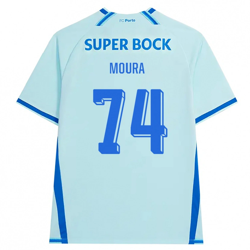 Danxen Kinder Francisco Moura #74 Hellcyan Blau Ausweichtrikot Trikot 2026/27 T-Shirt Schweiz